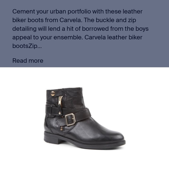 Ankle Boot, Moto Boot, Biker boot, 100% LEATHER inside and out Low heel Full Zip - Picture 2 of 11